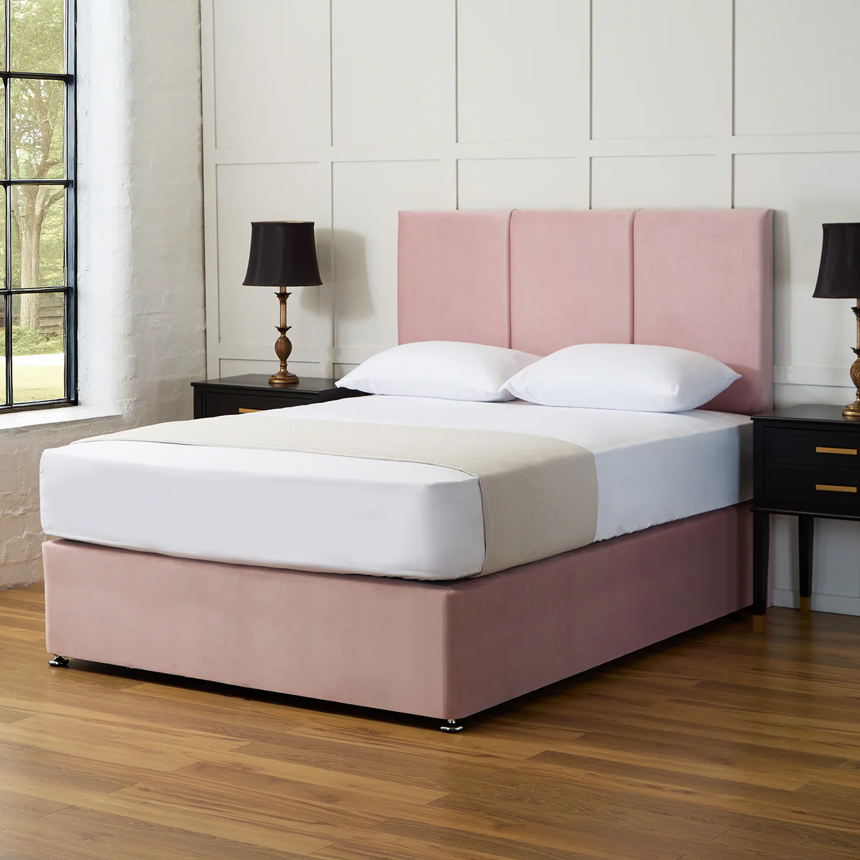 Opulence Zanda Divan Bed Set with Headboard UK